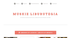 Desktop Screenshot of muskiz-liburutegia.org