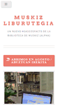 Mobile Screenshot of muskiz-liburutegia.org