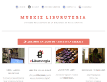 Tablet Screenshot of muskiz-liburutegia.org